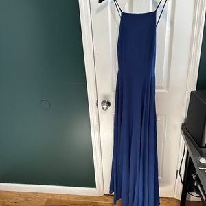 Lulu's Floor Length Backless Dress